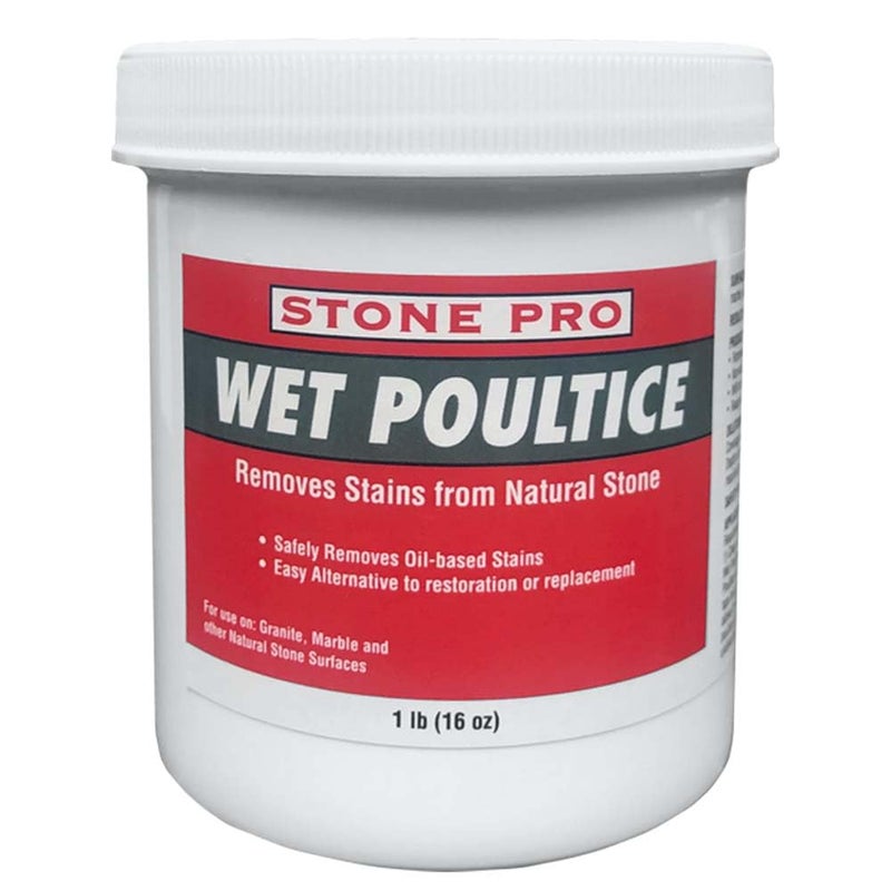 Stone Pro Wet Poultice - Removes Stains From Natural Stone - 1 Pound - Image 1